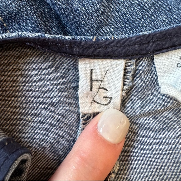 HG Denim High Roller Adjustable Jumpsuit Women's Blue Denim Overalls, Size S - Picture 12 of 13